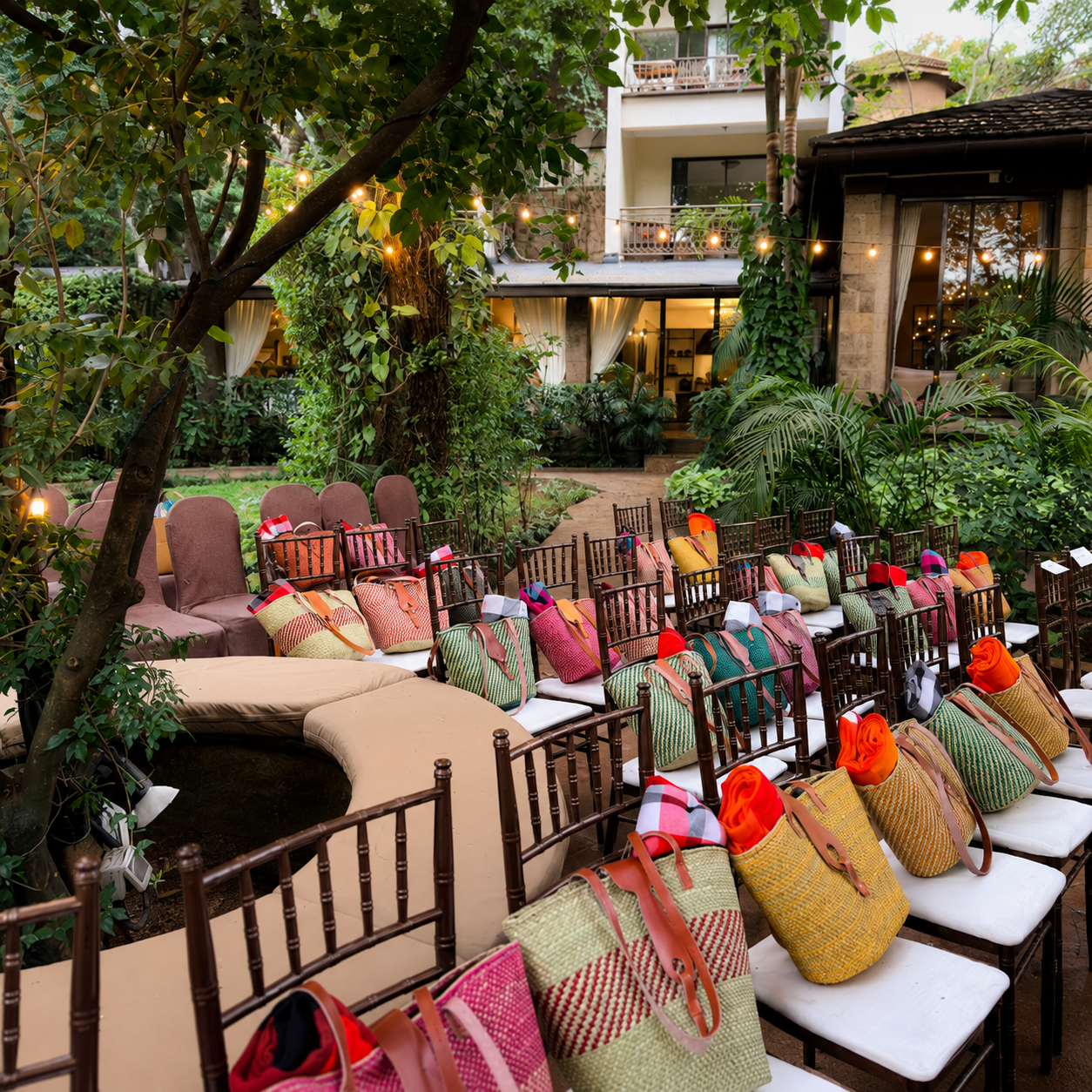 Kenyan heritage gift hampers prepared for an event