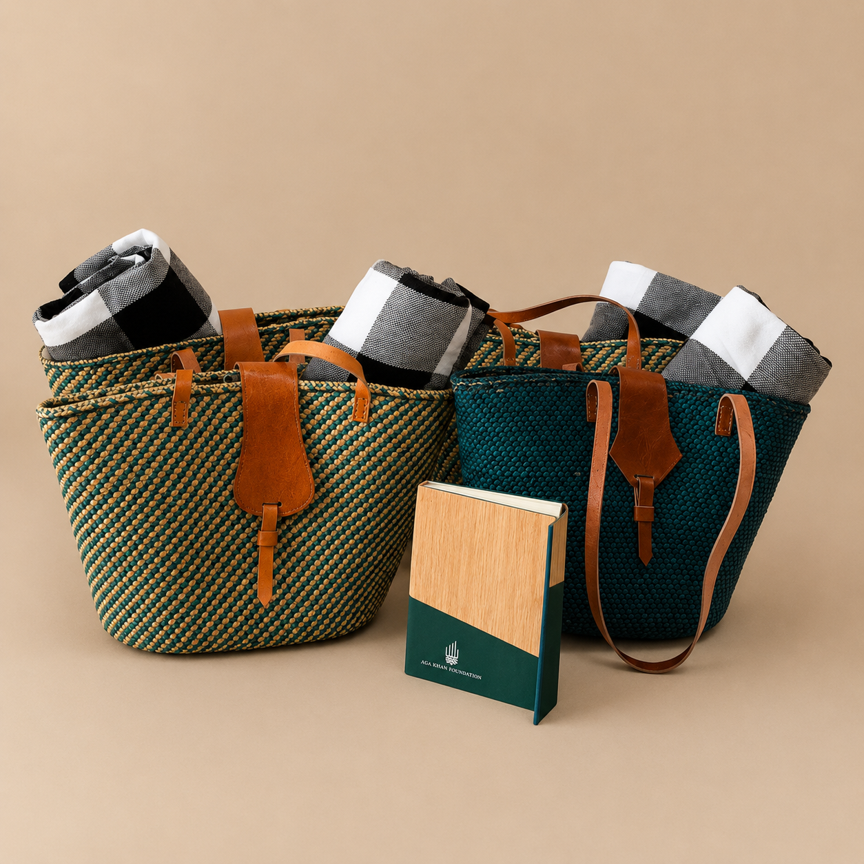 Handwoven Kenyan baskets with locally made gifts