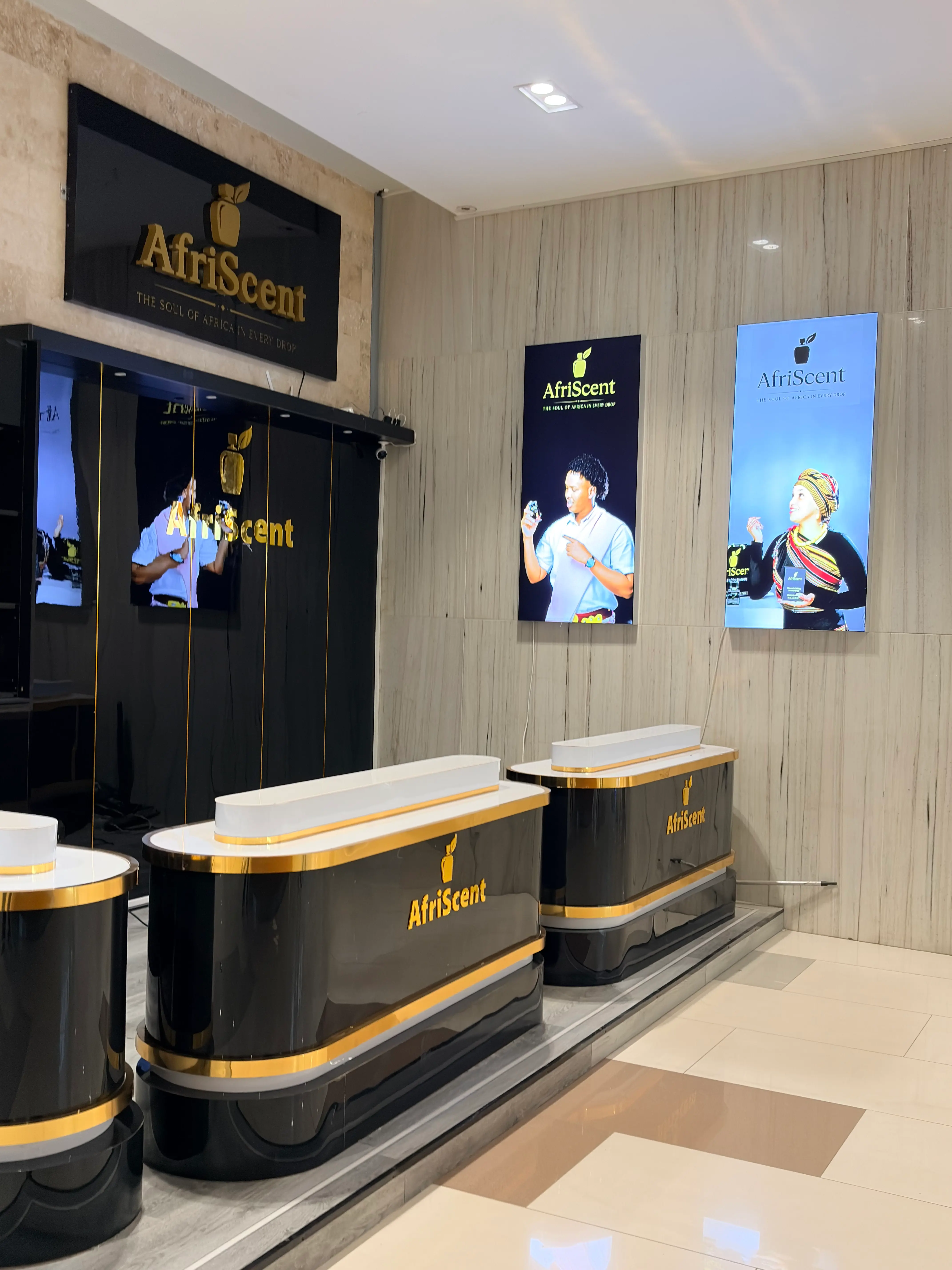 AfriScent (BBS Mall) — Reception & Retail Display